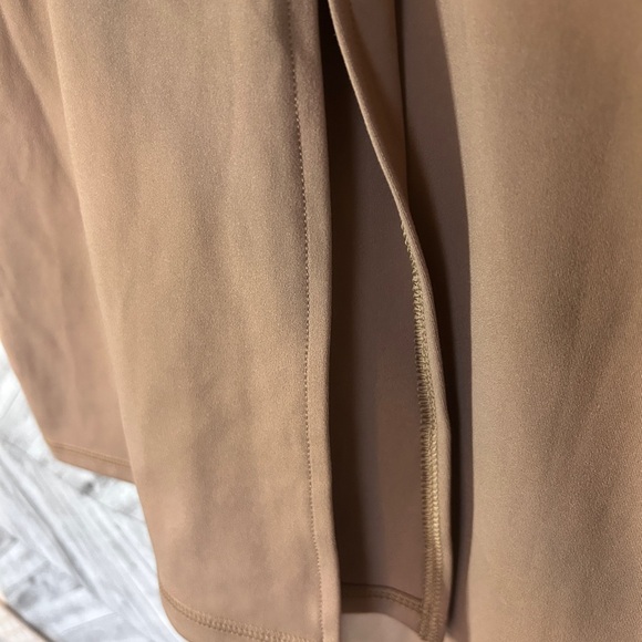 DSG NWOT Women's Tan Wide-Leg Pants with side cutouts - Picture 2 of 3